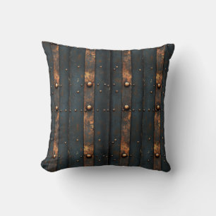 Almofada Travesseiro decorativo de espirais metálicas