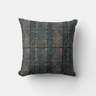 Almofada Travesseiro decorativo de espirais metálicas