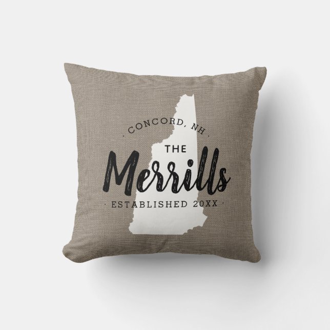 Almofada Travesseiro decorativo de Estado do Monograma da F (Frente)