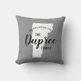 Almofada Travesseiro decorativo de Estado do Monograma da F