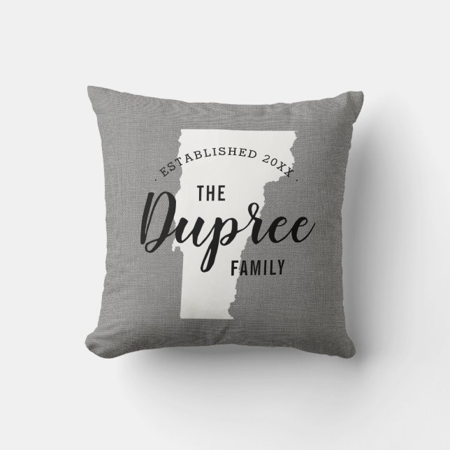 Almofada Travesseiro decorativo de Estado do Monograma da F (Frente)