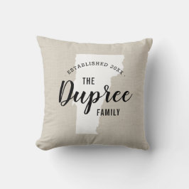 Almofada Travesseiro decorativo de Estado do Monograma da F