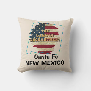 Almofada Travesseiro decorativo de estado do Novo México Pe
