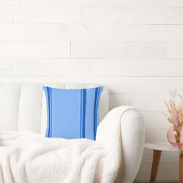 Almofada Travesseiro decorativo de faixa azul