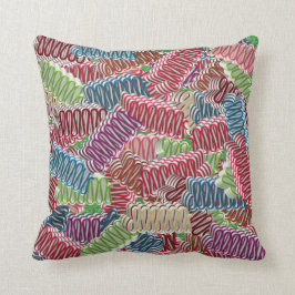 Almofada Travesseiro decorativo de Fita de Natal