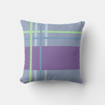 Travesseiro decorativo de fitas tecidas
