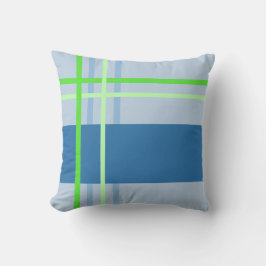 Almofada Travesseiro decorativo de fitas tecidas