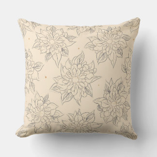 Almofada Travesseiro decorativo de Flor Moderno C
