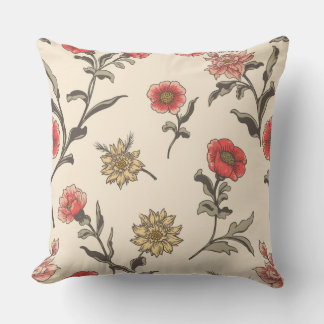 Almofada Travesseiro decorativo de Flor Moderno D