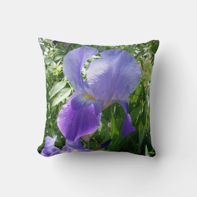 Almofada Travesseiro decorativo de Flor Roxo (Frente)