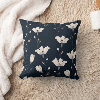 Almofada travesseiro decorativo de flor selvagem, travessei