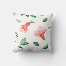 Almofada Travesseiro decorativo de flores cor-de-rosa
