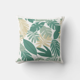 Almofada Travesseiro decorativo de Folhas Botânicas