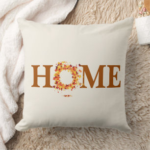 Almofada Travesseiro decorativo de Folhas de outono do outo