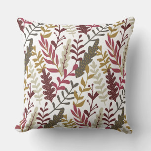 Almofada Travesseiro decorativo de Folhas de outono do outo