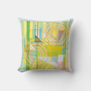 Almofada Travesseiro decorativo de Formas de Linha Geométri
