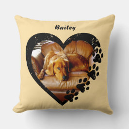 Almofada Travesseiro decorativo de Foto de Pet Rotten Rotte