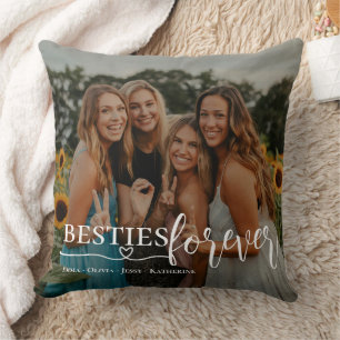 Almofada Travesseiro decorativo de Fotografia Besties Forev