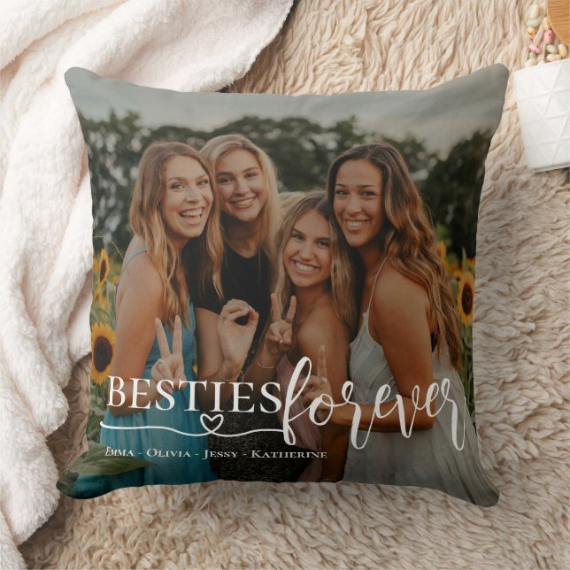 Almofada Travesseiro decorativo de Fotografia Besties Forev (Cobertor)