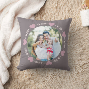 Almofada Travesseiro decorativo de Fotografia da FAMÍLIA Mo