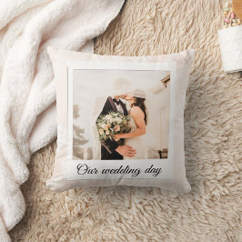 Almofada Travesseiro decorativo de Fotografia de Casamento 