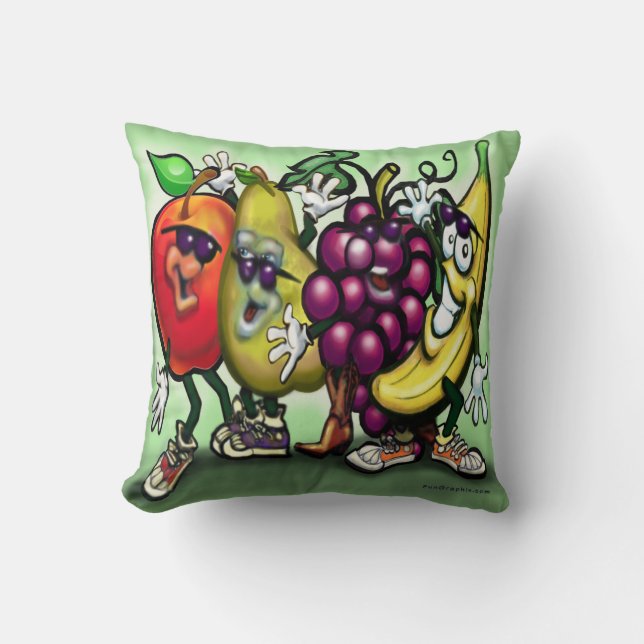 Almofada Travesseiro decorativo de Frutas (Frente)