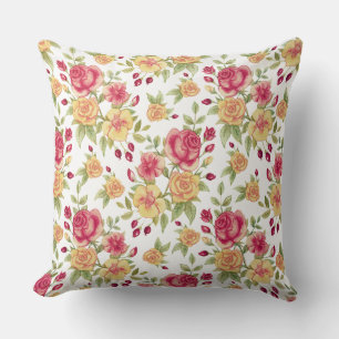 Almofada Travesseiro decorativo de Fusão Floral