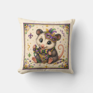 Almofada Travesseiro Decorativo de Gambá Fofo de Nova Orlea