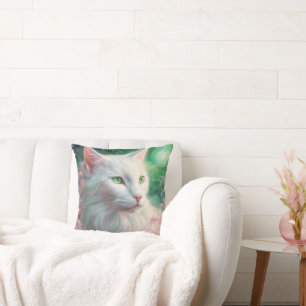 Almofada Travesseiro Decorativo de Gato 50cm x 50cm