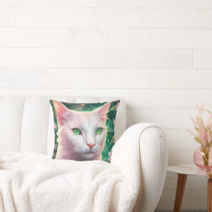 Almofada Travesseiro Decorativo de Gato 50cm x 50cm