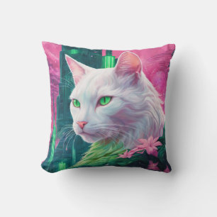 Almofada Travesseiro Decorativo de Gato 50cm x 50cm