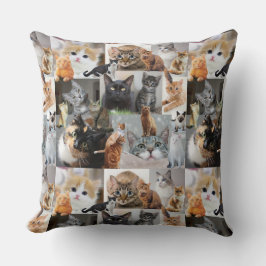 Almofada Travesseiro decorativo de gatos