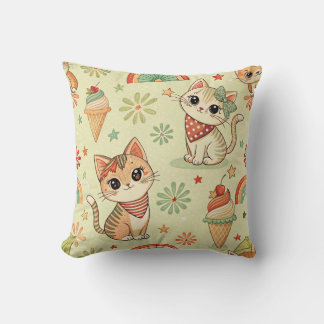 Almofada Travesseiro decorativo de gatos