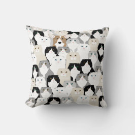 Almofada Travesseiro decorativo de gatos e cães