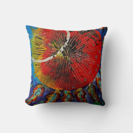 Almofada travesseiro decorativo de girassol de explosão sol