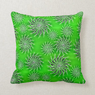 Almofada Travesseiro decorativo de giro verde do teste