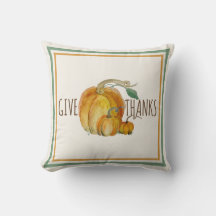 Travesseiro Decorativo: Dê Graças Abundância de Ab