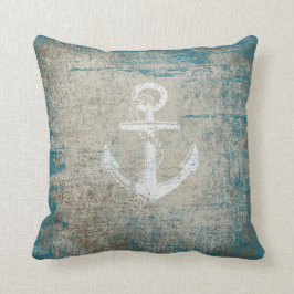Almofada Travesseiro decorativo de Grunge Afastado da Âncor