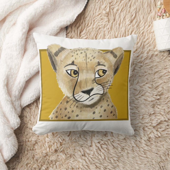 Almofada Travesseiro Decorativo de Guepardo Fofo – Casa de  (Cobertor)