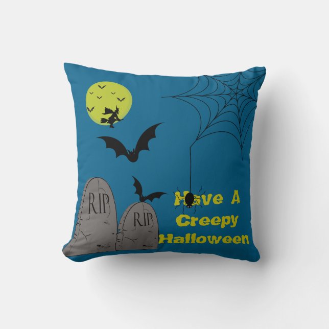 Almofada Travesseiro decorativo de Halloween (Frente)