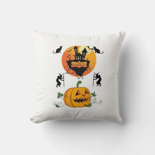 Almofada Travesseiro decorativo de Halloween (Frente)