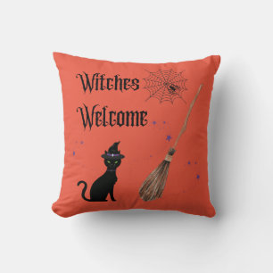 Almofada Travesseiro decorativo de Halloween das bruxas