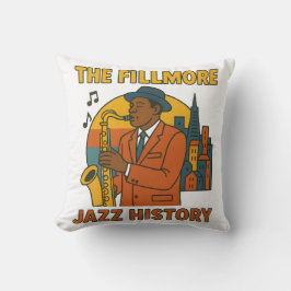 Almofada Travesseiro decorativo de História de Fillmore Jaz