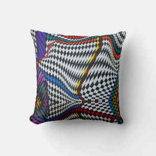 Almofada Travesseiro decorativo de ilusão óptica