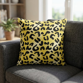 Almofada Travesseiro decorativo de impressão amarelo-claro