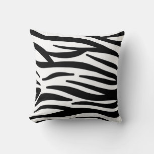 Almofada Travesseiro decorativo de Impressão de Zebra Pret