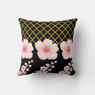 Almofada Travesseiro decorativo de impressão floral, almofa