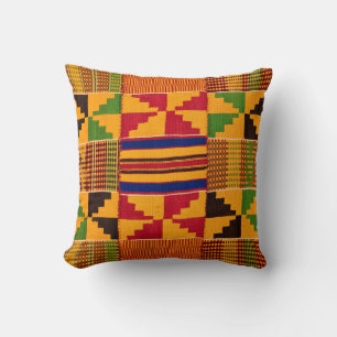Almofada Travesseiro decorativo de Impressão Kente