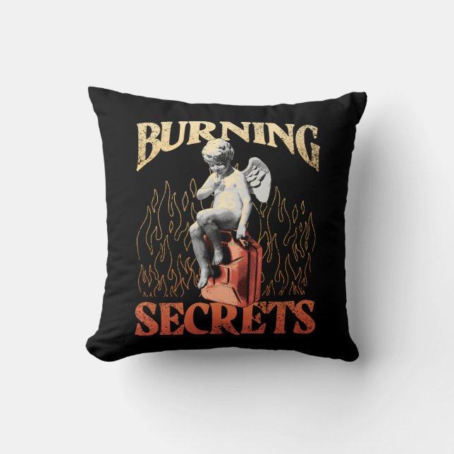 Almofada Travesseiro Decorativo de Incêndio Emocional - Seg (Frente)