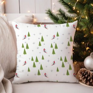 Almofada Travesseiro decorativo de inverno com padrão de es